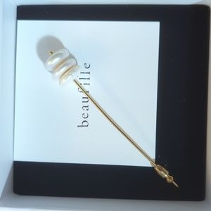 Beaufille Tulip Pin - Yellow Gold